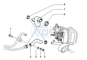 Runner VX-VXR 125-180 125 drawing Water return pipe