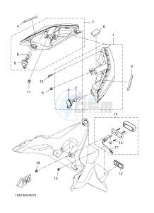 YP250R X-MAX 250 (2DL8 2DL8 2DL8 2DL8) drawing TAILLIGHT