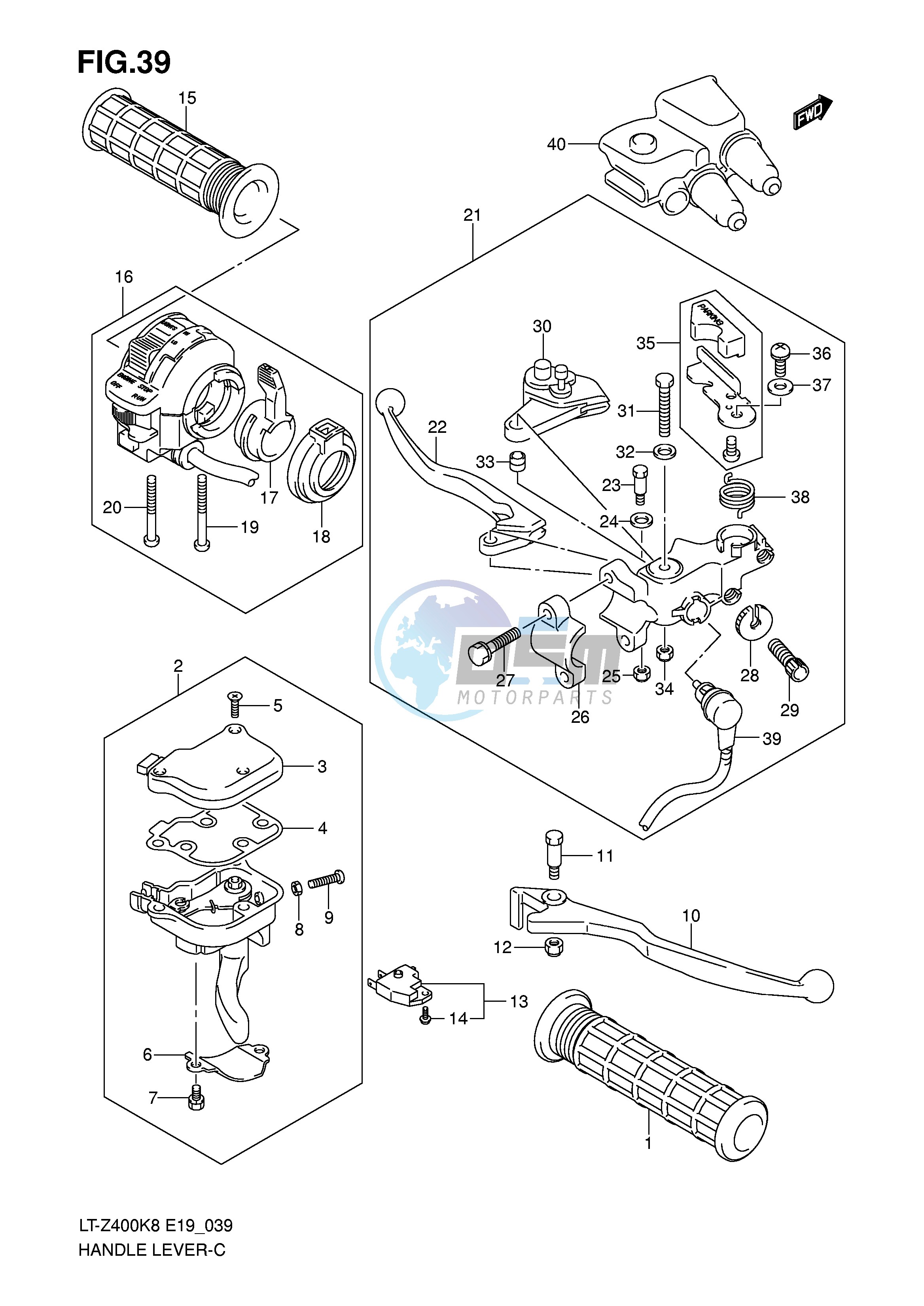 HANDLE LEVER