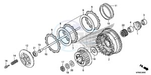 CB1000RF CB1000R 2ED drawing CLUTCH