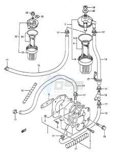 DT 65 drawing Fuel Pump (1995 to 1997)