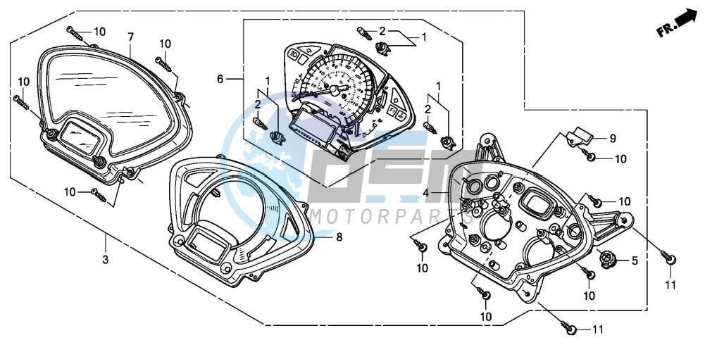 SPEEDOMETER (FES1253-5)(FES1503-5)