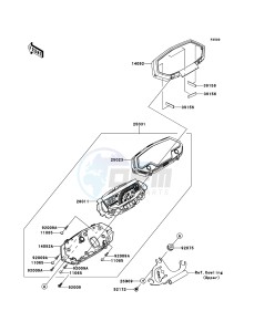 Z1000 ZR1000DDFA FR GB XX (EU ME A(FRICA) drawing Meter(s)