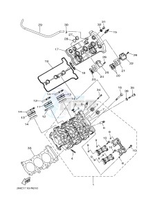 YXZ1000ES YXZ10YMSH YXZ1000R EPS SPECIAL EDITION (2HCF) drawing CYLINDER