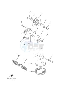 YFZ450R YFZ450RD (18PS 18PP) drawing OIL PUMP