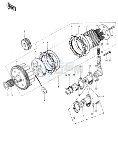 MC1 (A-B) 90 drawing CLUTCH -- 73-75 MC1_MC1-A_MC1-B- -