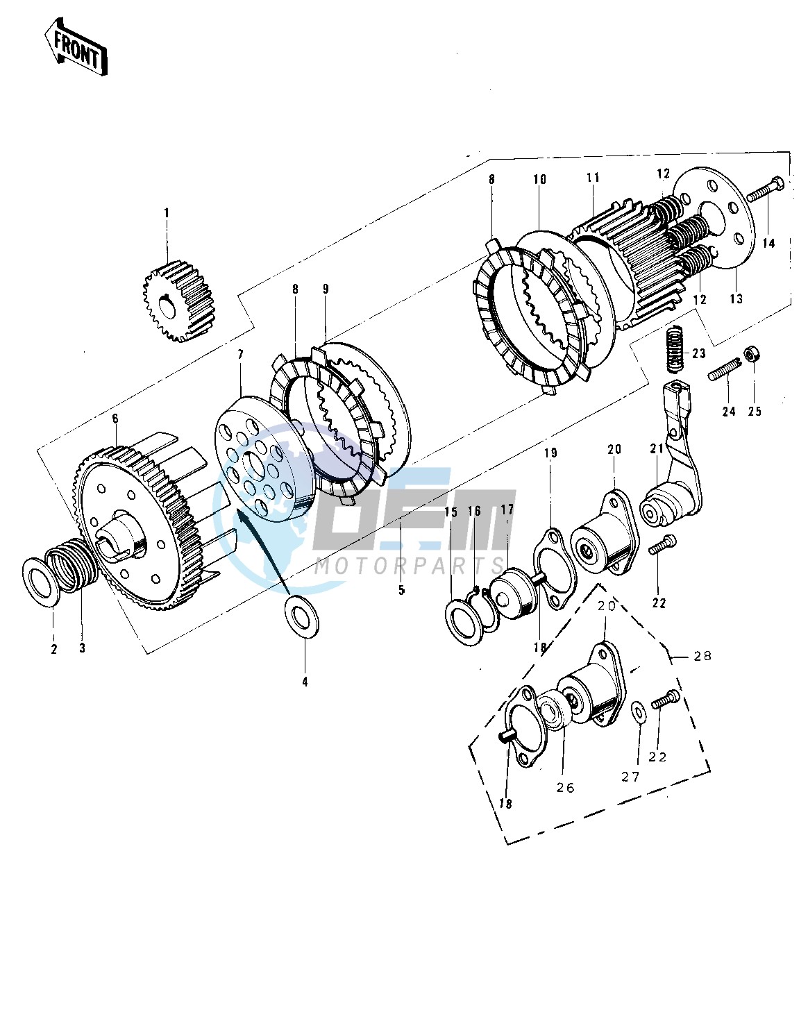 CLUTCH -- 73-75 MC1_MC1-A_MC1-B- -