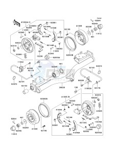 KAF620 G MULE 3000 (G1-G5) MULE 3000 drawing REAR HUBS_BRAKES