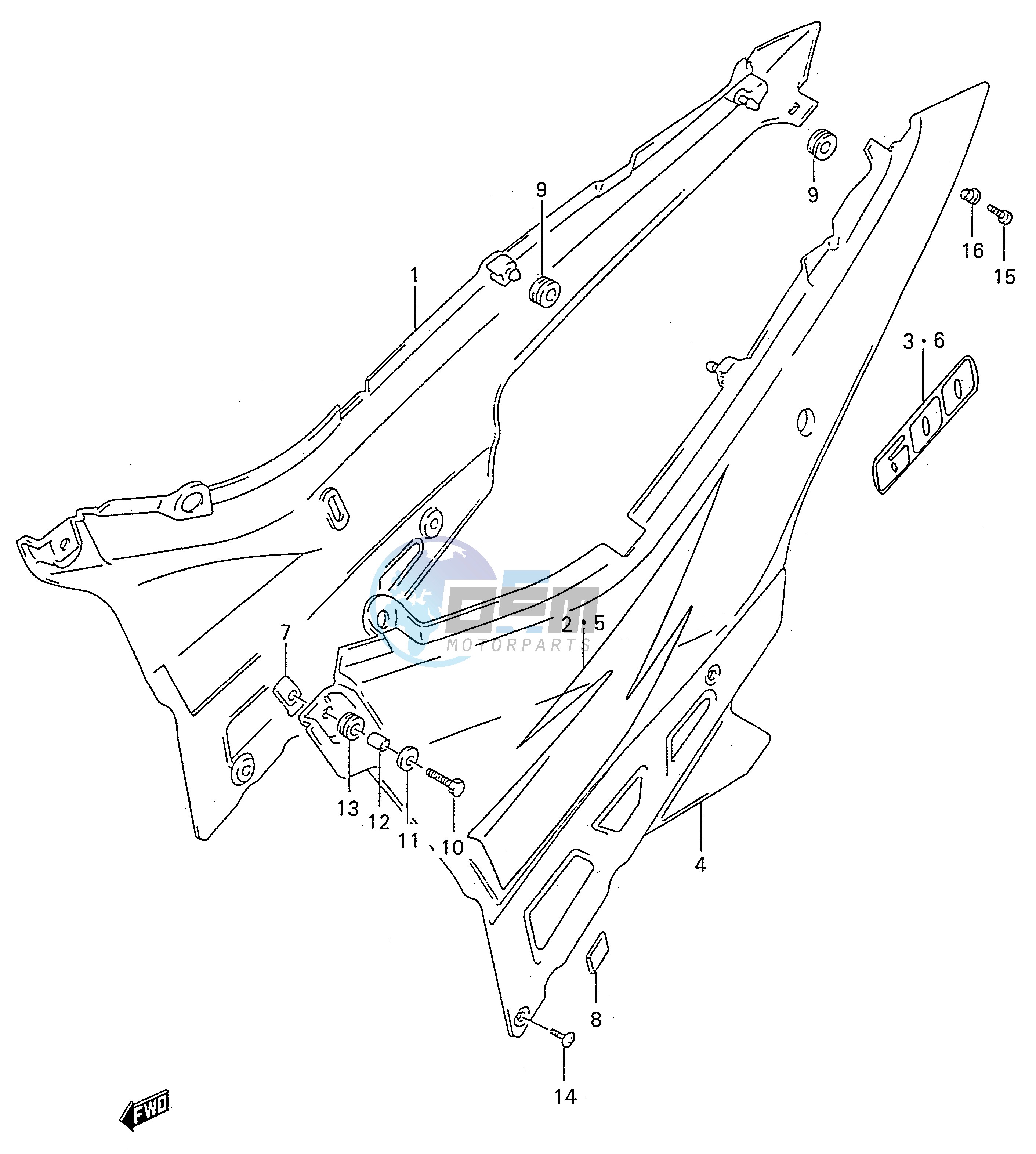 FRAME COVER (MODEL T)