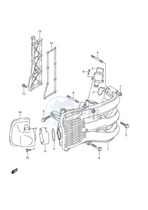 DF 60A drawing Intake Manifold/Silencer/Exhaust Cover