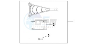 CBR1000RA9 UK - (E / ABS MKH) drawing TANK BAG