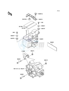 KLF300 4x4 KLF300-C17 EU GB drawing Frame Fittings