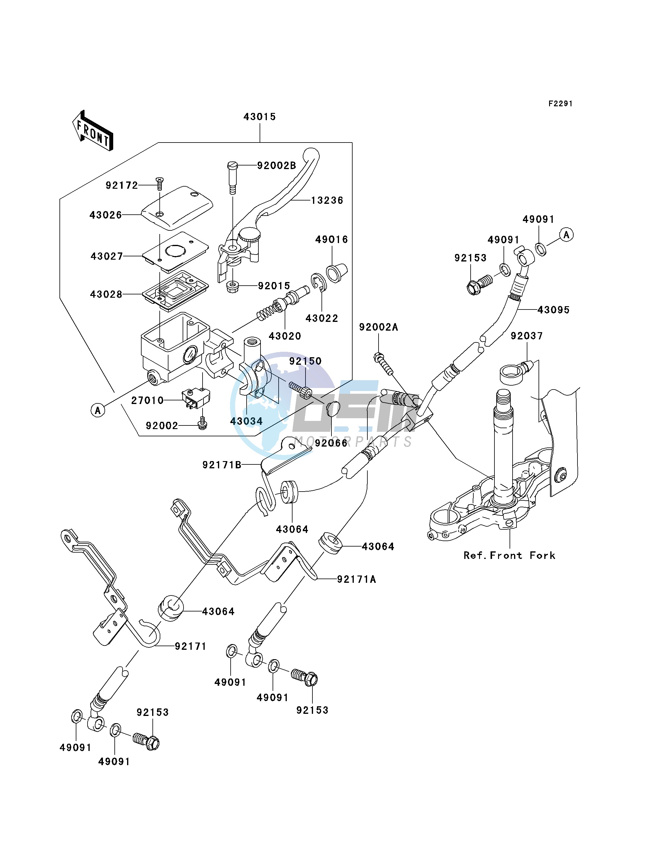 FRONT MASTER CYLINDER