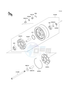 VN 1500 T [VULCAN 1500 CLASSIC] (6F) T6F drawing REAR WHEEL_CHAIN