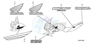 CBF600NA9 France - (F / ABS CMF) drawing MARK/STRIPE