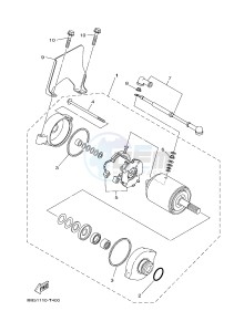 YFM450FWBD YFM45KPAJ KODIAK 450 EPS (BB57) drawing STARTING MOTOR