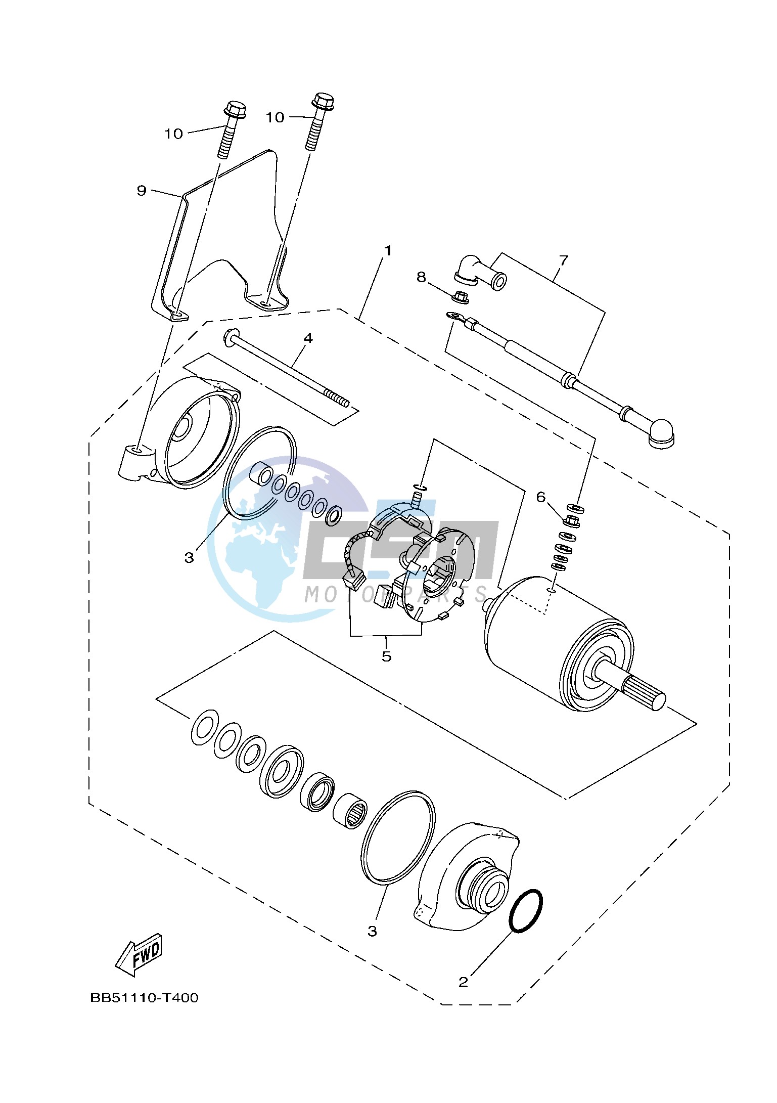 STARTING MOTOR