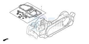 FJS600D 400 SILVER WING drawing GASKET KIT B