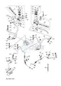 YP125RA EVOLIS 125 ABS (BL22 BL22) drawing M. CYLINDER FOR DISK BRAKE