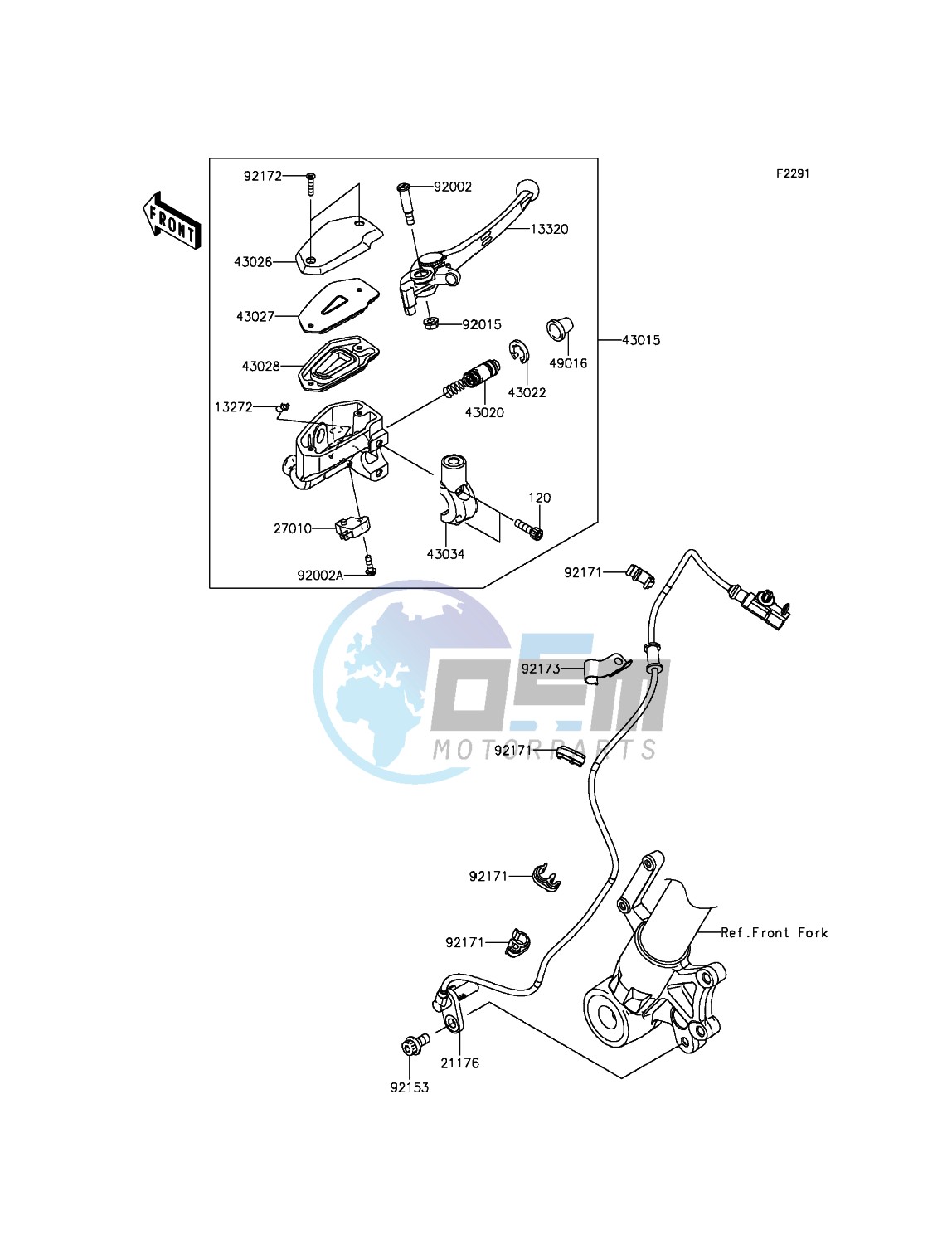 Front Master Cylinder