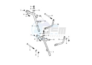 XPS SM - 50 cc drawing FRAME FITTINGS