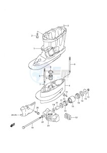 DF 90A drawing Drive Shaft Housing