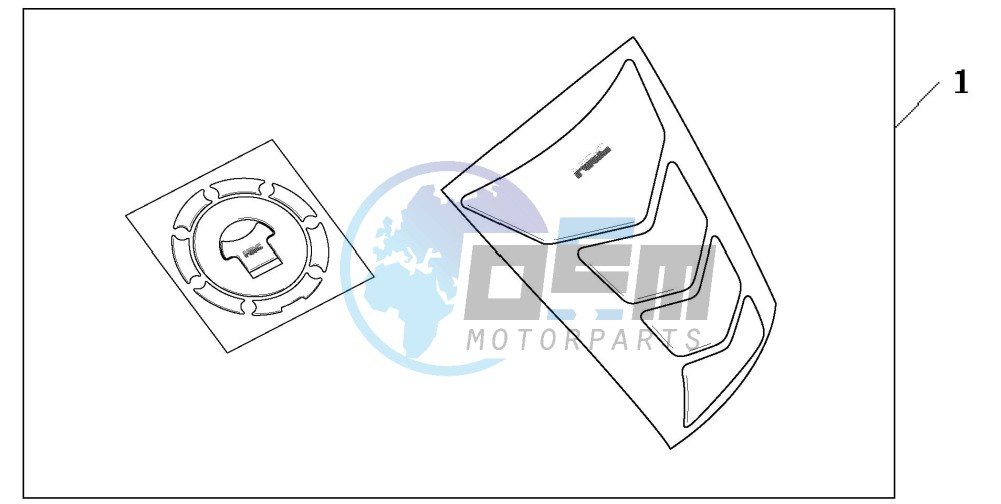 TANKPAD / FUEL LID COVER