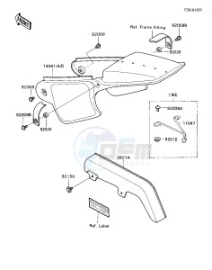 KD 80 N [KD80] (N1-N3) [KD80] drawing SIDE COVERS_CHAIN COVER