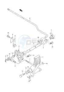 DF 25 drawing Clutch Non-Remote Control