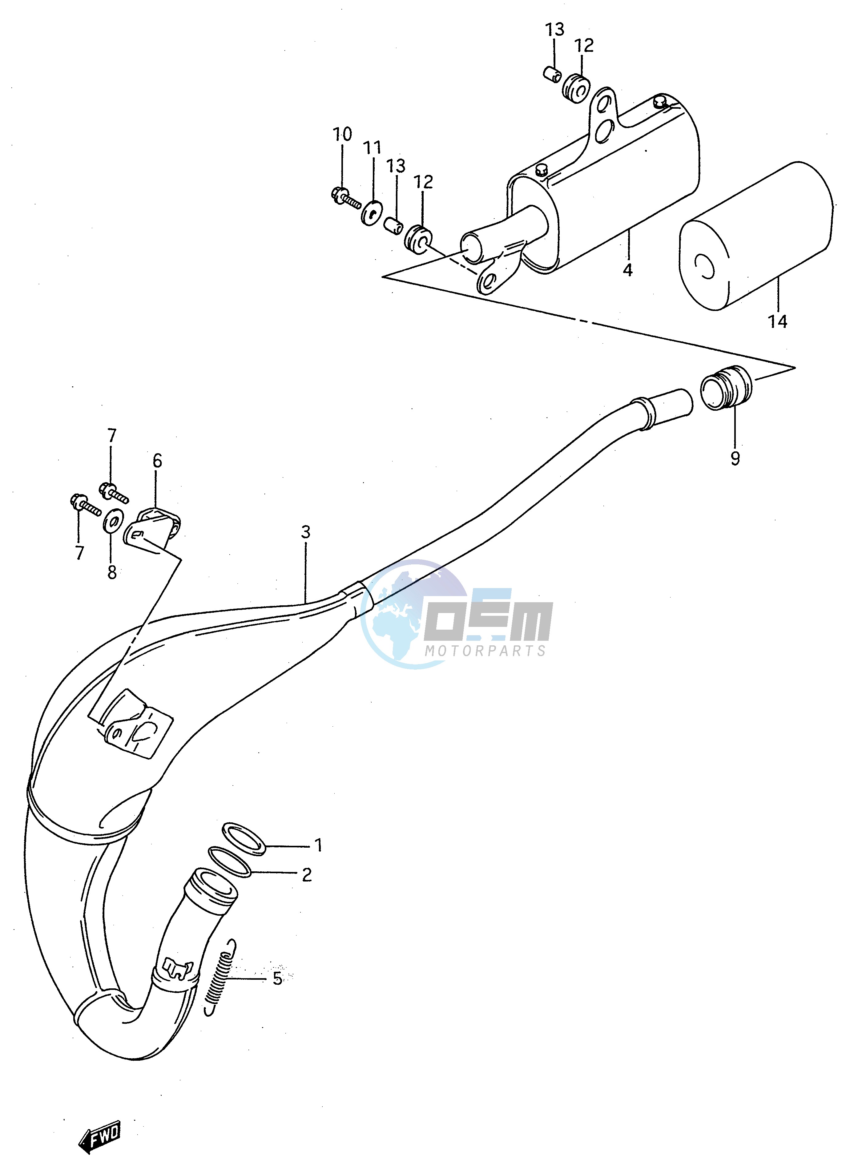 MUFFLER (MODEL K L M N P R S)