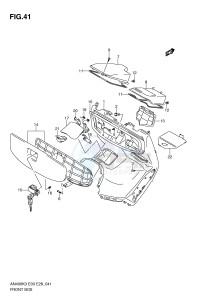 AN400 (E3-E28) Burgman drawing FRONT BOX