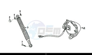 ORBIT II 50 (25 KM/H) (AE05W8-NL) (L8-M0) drawing TAIL LIGHT RR. CUSHION