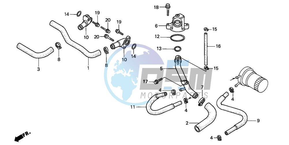 WATER PUMP (ST1100PP/PS)