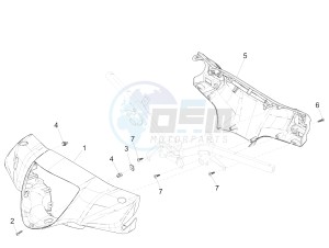 LIBERTY 50 IGET 4T 3V E4-2017-2019 (EMEA) drawing Handlebars coverages