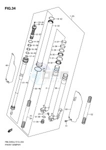 RM-Z450 (E19) drawing FRONT DAMPER