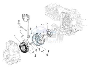 GTS 250 ie Super USA drawing Flywheel magneto