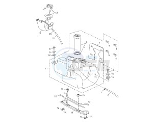 YP R X-MAX 250 drawing FUEL TANK