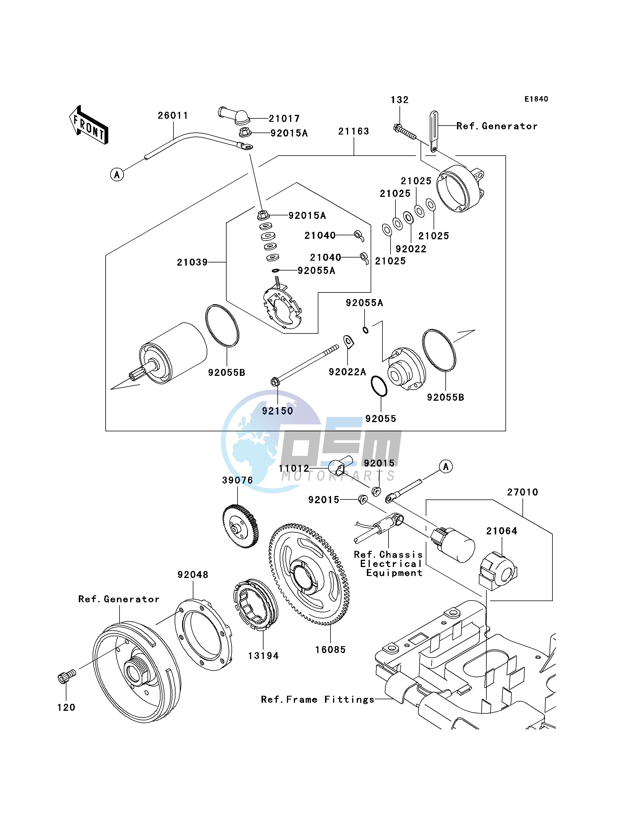 STARTER MOTOR-- B6F- -