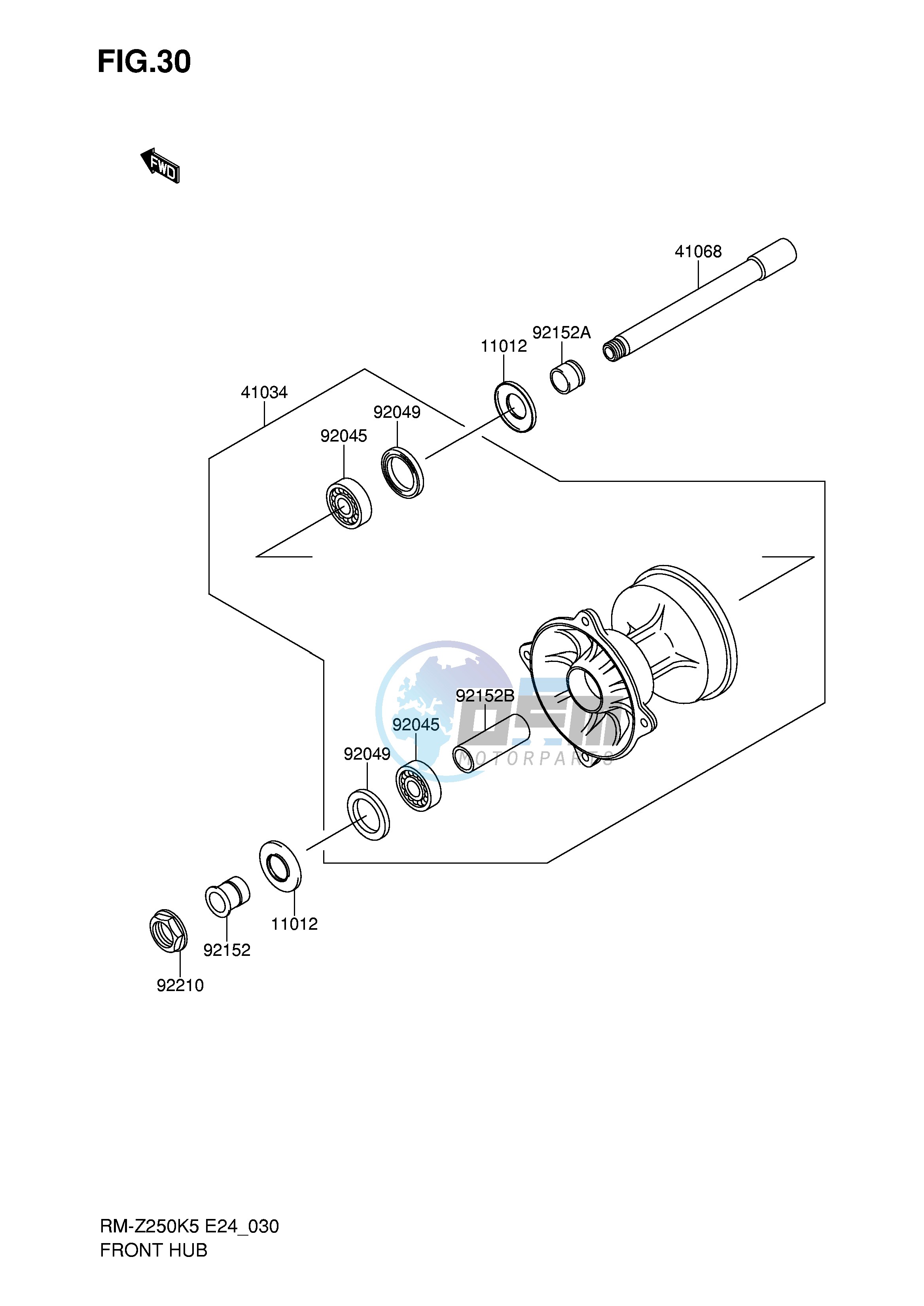 FRONT HUB