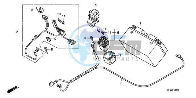 BATTERY (CBR1000RA)