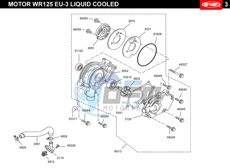 WATER PUMP  EURO3