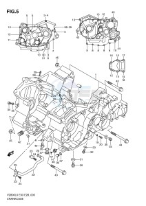 VZ800 (E3-E28) MARAUDER drawing CRANKCASE