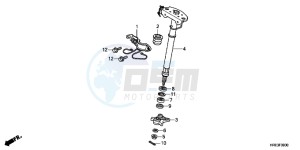 TRX500FEC drawing STEERING SHAFT