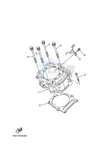 YFM700R (BCX9) drawing CYLINDER