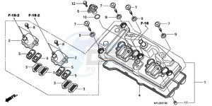 CBR1000RR9 Korea - (KO / MK) drawing CYLINDER HEAD COVER