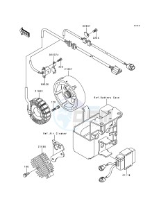 KLF 300 C [BAYOU 300 4X4] (C1-C4) [BAYOU 300 4X4] drawing GENERATOR