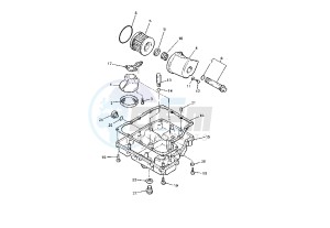 XJR 1300 drawing OIL PAN