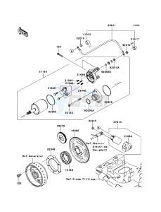 KVF750_4X4 KVF750D8F EU GB drawing Starter Motor