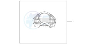 CB600F9 Europe Direct - (ED / 25K) drawing METER PANEL