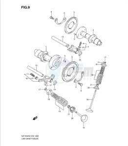 VZ1500L0 drawing CAMSHAFT - VALVE